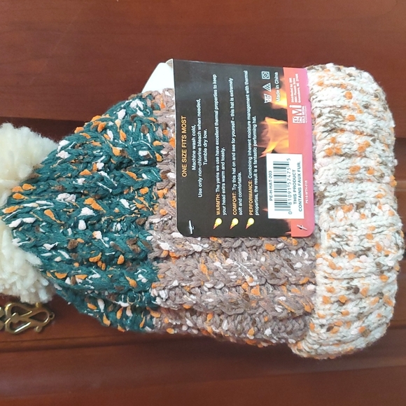 NWT thermal knit hat - Picture 2 of 3